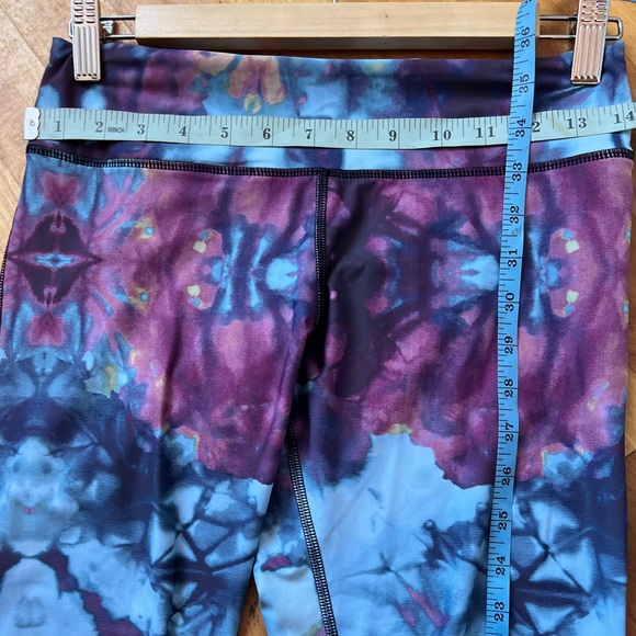 Daub Active Full Length Ava Yoga Leggings – Seafoam/Black Mesh Medium - Picture 13 of 14